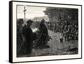 The Thanksgiving Service on the Field of Agincourt-null-Framed Stretched Canvas