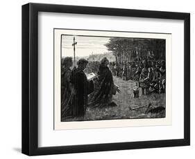 The Thanksgiving Service on the Field of Agincourt-null-Framed Premium Giclee Print