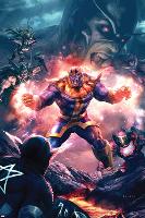 The Thanos Imperative No.3 Cover: Thanos Screaming-Aleksi Briclot-Lamina Framed Poster