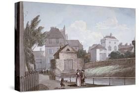 The Thatched House Inn and the New River, Islington, London, C1790-Paul Sandby-Stretched Canvas