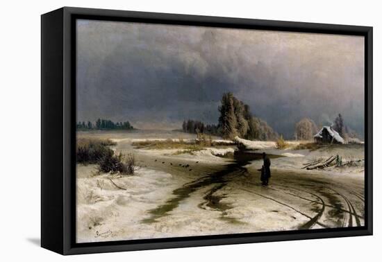 The Thaw, 1871-Fedor Aleksandrovich Vasiliev-Framed Stretched Canvas