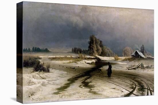 The Thaw, 1871-Fedor Aleksandrovich Vasiliev-Stretched Canvas