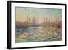 The Thaw on the Seine, Near Vetheuil, 1880-Claude Monet-Framed Giclee Print