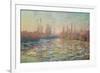 The Thaw on the Seine, Near Vetheuil, 1880-Claude Monet-Framed Giclee Print