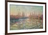 The Thaw on the Seine, Near Vetheuil, 1880-Claude Monet-Framed Giclee Print