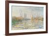 The Thawing-Claude Monet-Framed Art Print