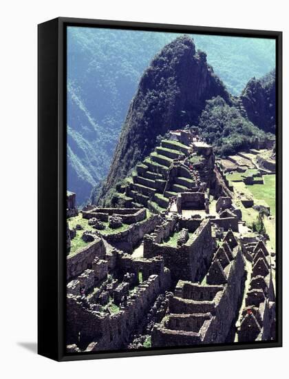 The the Inca Citadel of Machu Picchu-null-Framed Stretched Canvas