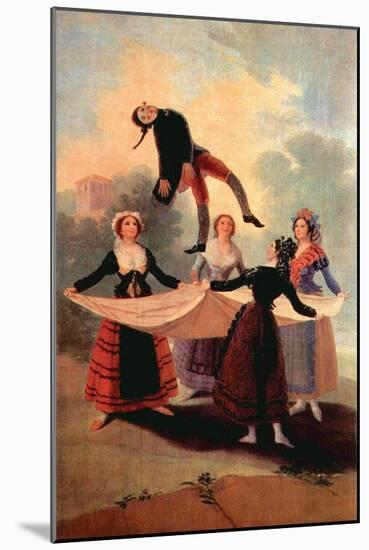 The the Jumping Jack-Francisco de Goya-Mounted Art Print