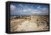 The Theater of Caesarea on the Shores of the Mediterranean Sea, Caesarea, Israel-Dave Bartruff-Framed Stretched Canvas