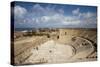 The Theater of Caesarea on the Shores of the Mediterranean Sea, Caesarea, Israel-Dave Bartruff-Stretched Canvas