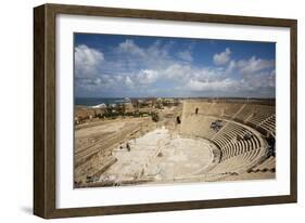 The Theater of Caesarea on the Shores of the Mediterranean Sea, Caesarea, Israel-Dave Bartruff-Framed Photographic Print