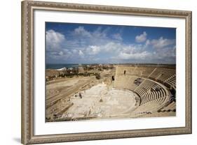 The Theater of Caesarea on the Shores of the Mediterranean Sea, Caesarea, Israel-Dave Bartruff-Framed Photographic Print