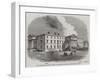 The Theatre and Royal Hotel at Plymouth, Shortly after the Late Fire-null-Framed Giclee Print