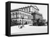 The Theatre at Hannover, circa 1910-Jousset-Framed Stretched Canvas