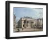 The Theatre De L'Odeon, C.1830-40 (Colour Litho)-French-Framed Giclee Print