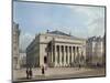 The Theatre De L'Odeon, C.1830-40 (Colour Litho)-French-Mounted Giclee Print