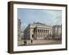 The Theatre De L'Odeon, C.1830-40 (Colour Litho)-French-Framed Giclee Print