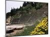The Theatre, Delphi, Unesco World Heritage Site, Greece-Christina Gascoigne-Mounted Photographic Print