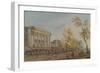 The Theatre Des Italians (Oil on Canvas)-Jean-Baptiste Lallemand-Framed Giclee Print