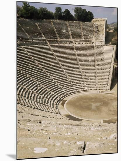 The Theatre, Epidauros, Unesco World Heritage Site, Greece-Robert Harding-Mounted Photographic Print