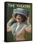 The Theatre, Hats Portraits Womens Magazine, USA, 1910-null-Framed Stretched Canvas