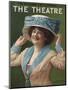 The Theatre, Hats Portraits Womens Magazine, USA, 1910-null-Mounted Giclee Print