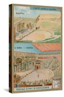 The Theatre in Pompeii-null-Stretched Canvas