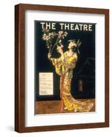 The Theatre, Japanese Geishas, USA, 1920-null-Framed Giclee Print