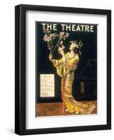 The Theatre, Japanese Geishas, USA, 1920-null-Framed Giclee Print