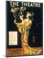 The Theatre, Japanese Geishas, USA, 1920-null-Mounted Giclee Print