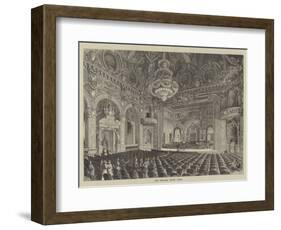 The Theatre, Monte Carlo-null-Framed Giclee Print