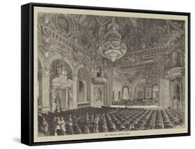 The Theatre, Monte Carlo-null-Framed Stretched Canvas