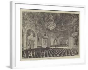 The Theatre, Monte Carlo-null-Framed Giclee Print