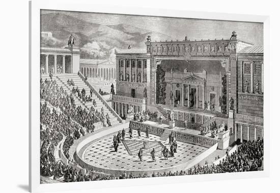 The Theatre of Dionysus, Athens, Greece-null-Framed Giclee Print