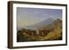 The Theatre of Taormina, 1818 (?)-Franz Ludwig Catel-Framed Giclee Print