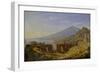 The Theatre of Taormina, 1818 (?)-Franz Ludwig Catel-Framed Giclee Print