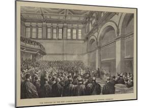 The Theatre of the New London University Buildings, the Opening Ceremony-null-Mounted Giclee Print