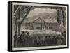 The Theatre of the Oberammergau Passion Play-null-Framed Stretched Canvas