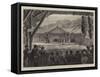 The Theatre of the Oberammergau Passion Play-null-Framed Stretched Canvas