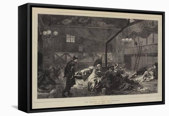 The Theatre of War, the Epilogue-Edward John Gregory-Framed Stretched Canvas