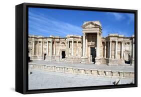 The Theatre, Palmyra, Syria-Vivienne Sharp-Framed Stretched Canvas