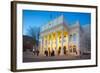 The Theatre Royal at Christmas, Nottingham, Nottinghamshire, England, United Kingdom, Europe-Frank Fell-Framed Photographic Print