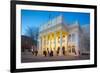 The Theatre Royal at Christmas, Nottingham, Nottinghamshire, England, United Kingdom, Europe-Frank Fell-Framed Photographic Print