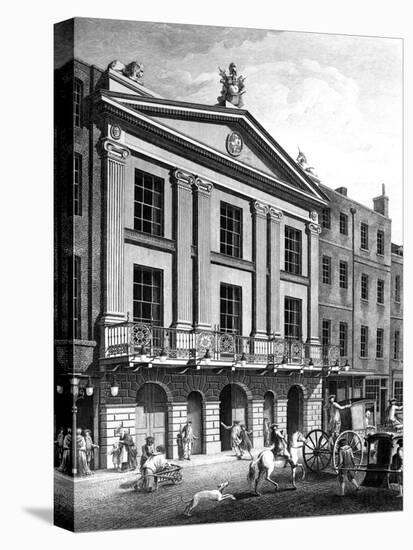 The Theatre Royal, Drury Lane, Engraved by Patrick Begbie, 1776-Robert Adam-Stretched Canvas