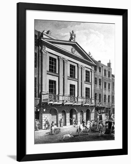 The Theatre Royal, Drury Lane, Engraved by Patrick Begbie, 1776-Robert Adam-Framed Giclee Print