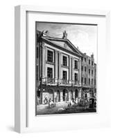 The Theatre Royal, Drury Lane, Engraved by Patrick Begbie, 1776-Robert Adam-Framed Giclee Print