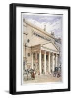 The Theatre Royal, Haymarket, Westminster, London, C1840-James Findlay-Framed Giclee Print