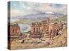 The Theatre, Taormina-Alberto Pisa-Stretched Canvas