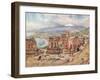 The Theatre, Taormina-Alberto Pisa-Framed Giclee Print