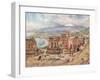 The Theatre, Taormina-Alberto Pisa-Framed Giclee Print